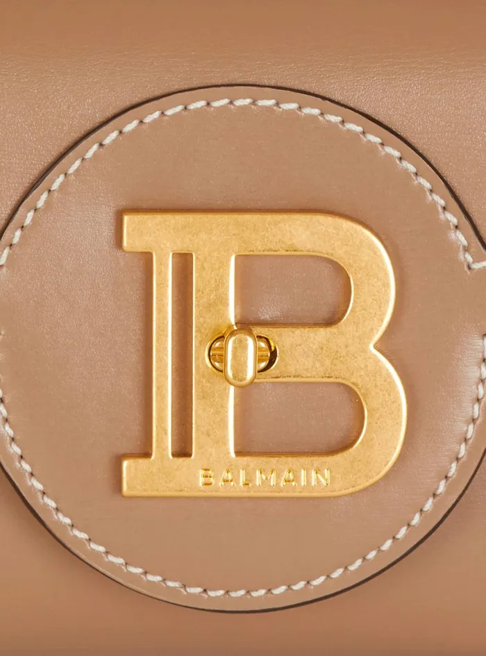 BBuzz Pouch 23 In Calfskin Brown Women Balmain Clutches