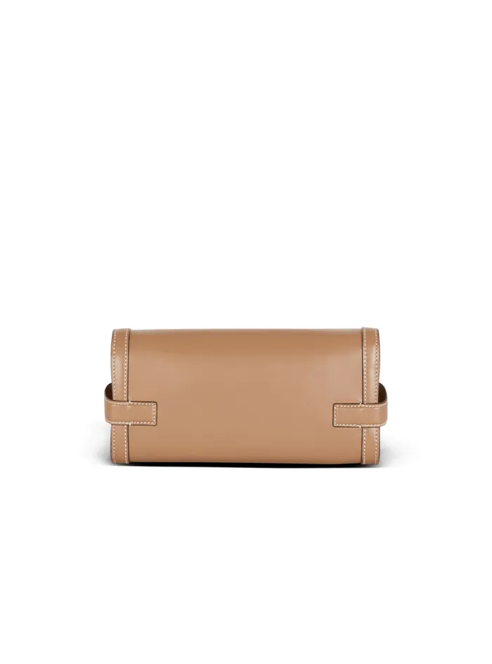 BBuzz Pouch 23 In Calfskin Brown Women Balmain Clutches