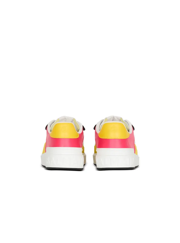 BCourt Flip Trainers In Calfskin Multicolor Men Balmain Sneakers
