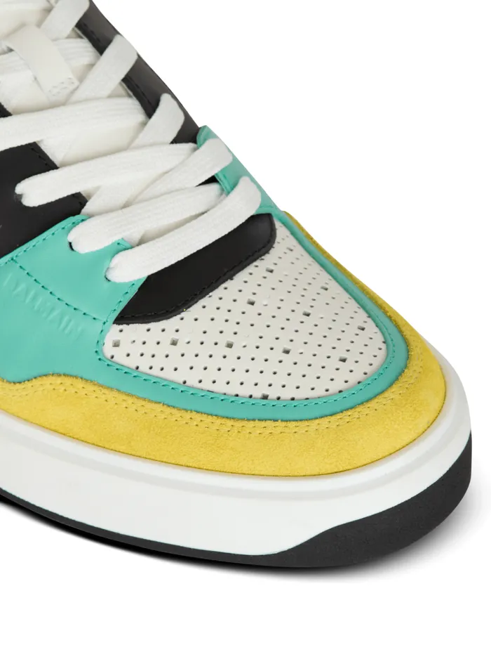 BCourt Flip Trainers In Calfskin Multicolor Men Balmain Sneakers