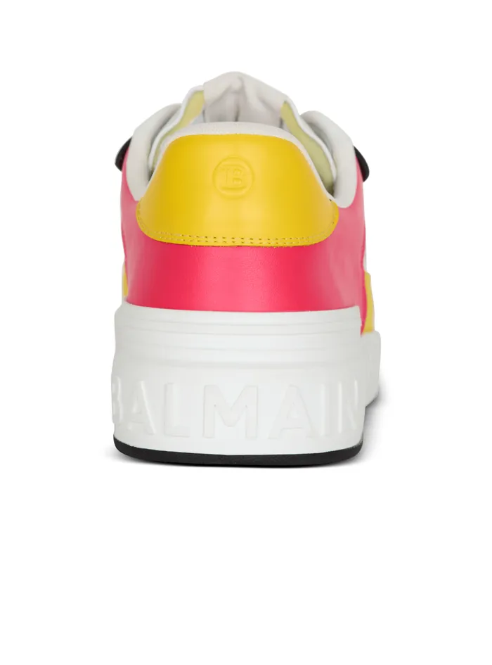 BCourt Flip Trainers In Calfskin Multicolor Men Balmain Sneakers