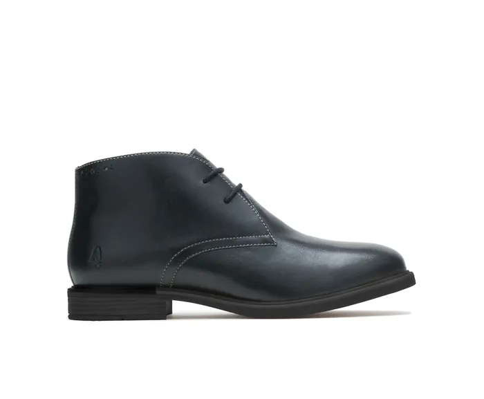 Bailey Chukka Boot Black Leather Women Boots Hush Puppies