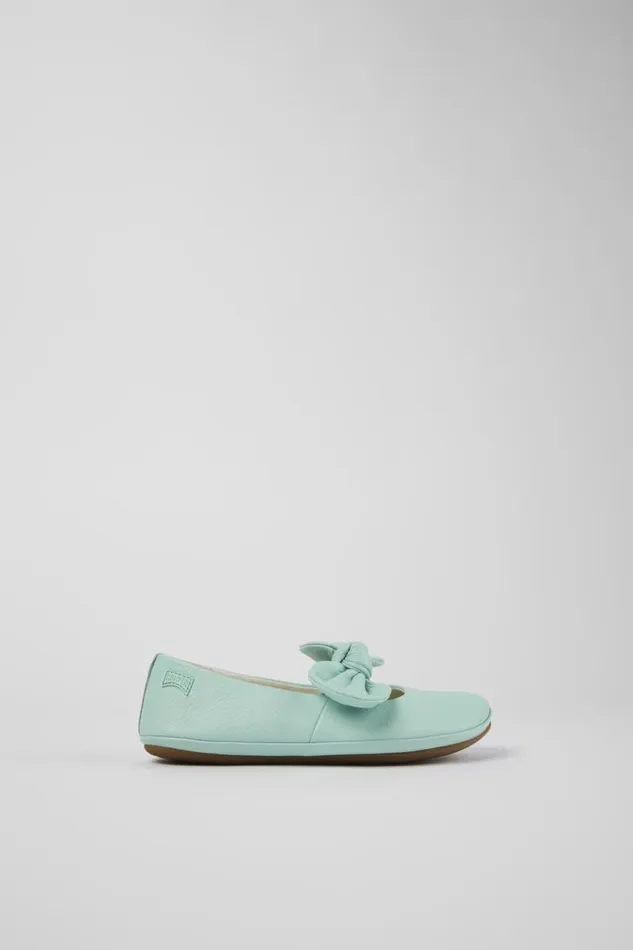 Ballerinas Kids Camper Right Blue Leather Mary Jane Ballerinas Kids Camper Right Blue Leather Mary Jane
