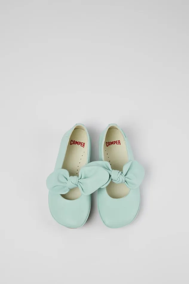 Ballerinas Kids Camper Right Blue Leather Mary Jane Ballerinas Kids Camper Right Blue Leather Mary Jane