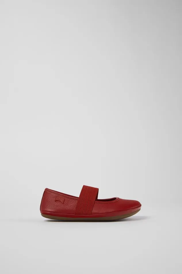 Ballerinas Kids Camper Right Red Leather Ballerina Ballerinas Kids Camper Right Red Leather Ballerina