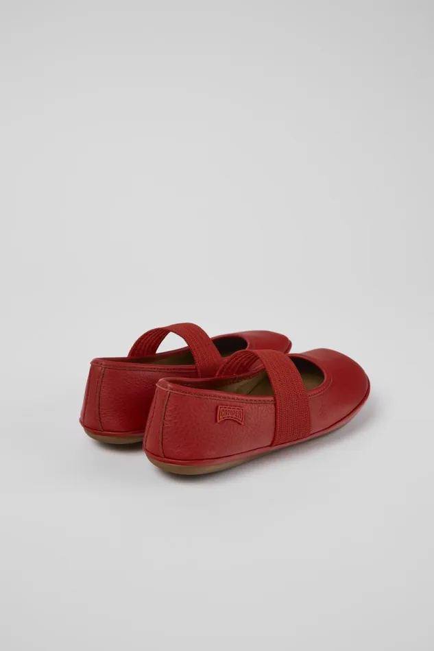 Ballerinas Kids Camper Right Red Leather Ballerina Ballerinas Kids Camper Right Red Leather Ballerina
