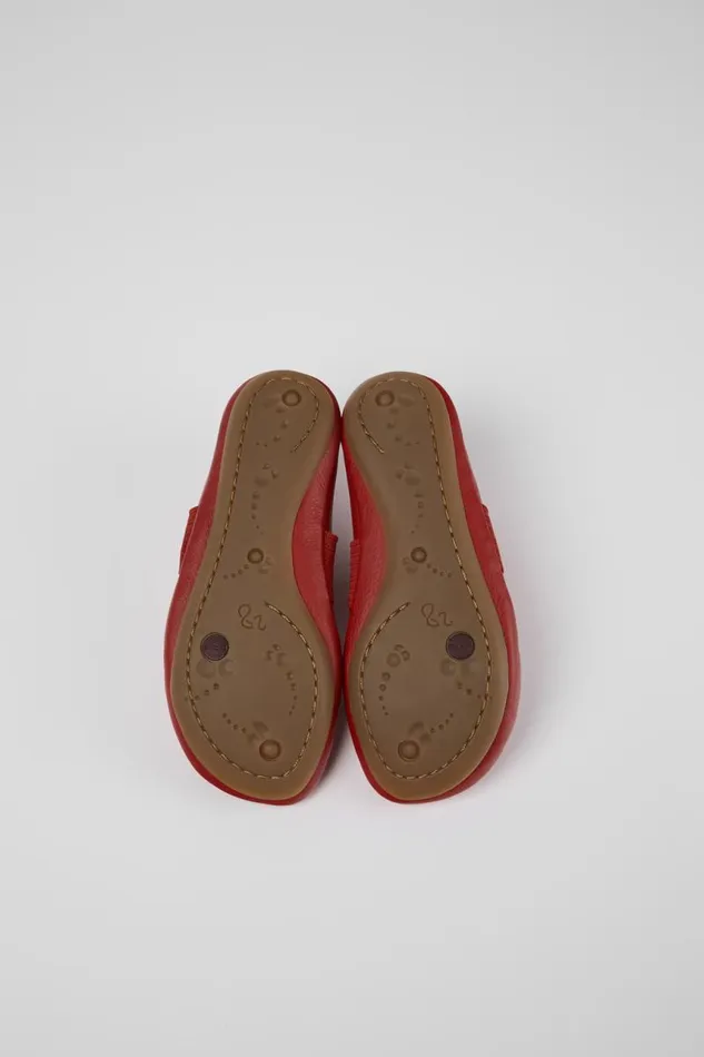 Ballerinas Kids Camper Right Red Leather Ballerina Ballerinas Kids Camper Right Red Leather Ballerina