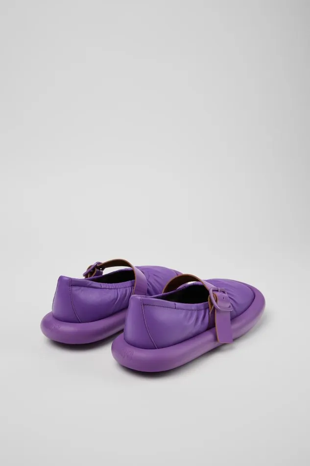 Ballerinas Women Camper Aqua Purple Leather Ballerina Ballerinas Women Camper Aqua Purple Leather Ballerina