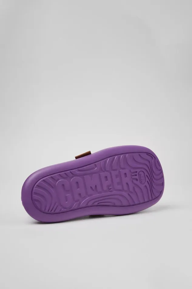 Ballerinas Women Camper Aqua Purple Leather Ballerina Ballerinas Women Camper Aqua Purple Leather Ballerina