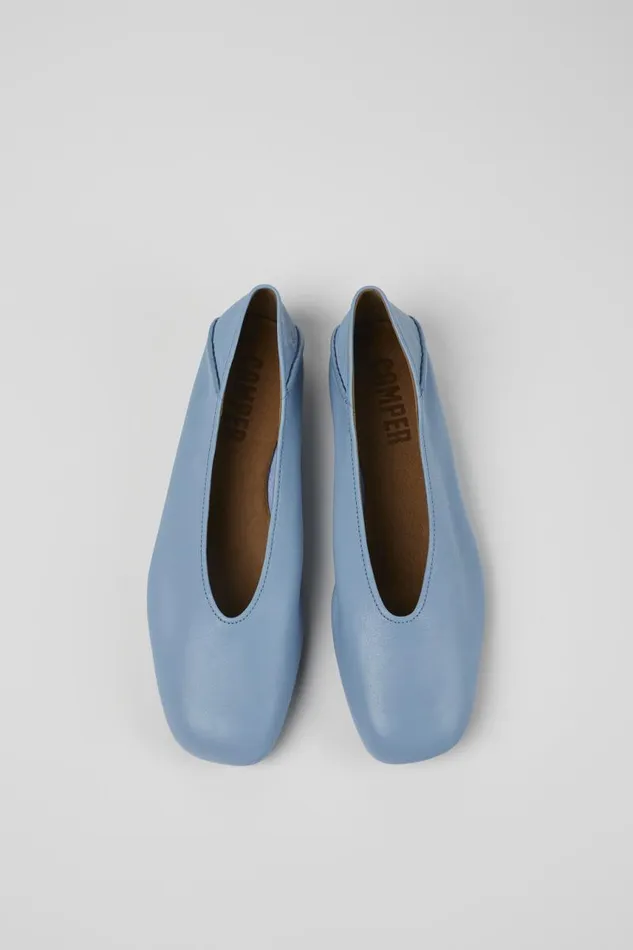 Ballerinas Women Camper Casi Myra Blue Leather Ballerina Ballerinas Women Camper Casi Myra Blue Leather Ballerina