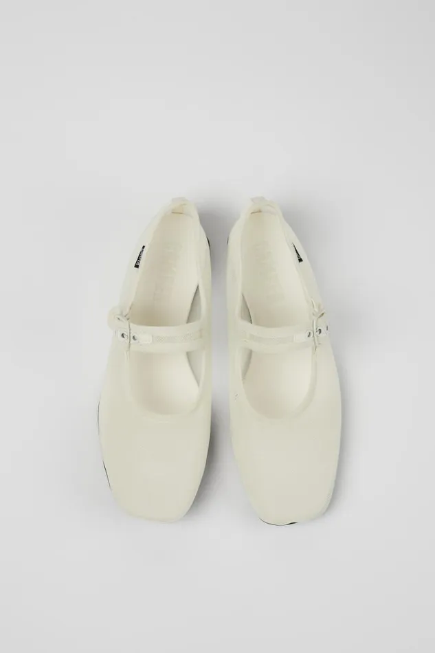 Ballerinas Women Camper Casi Myra White Textile Mary Jane Ballerinas Women Camper Casi Myra White Textile Mary Jane