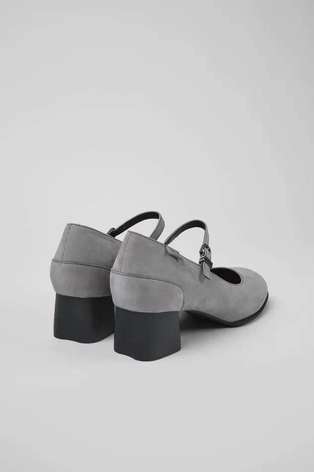 Ballerinas Women Camper Katie Gray Nubuck Mary Jane Heels Ballerinas Women Camper Katie Gray Nubuck Mary Jane Heels