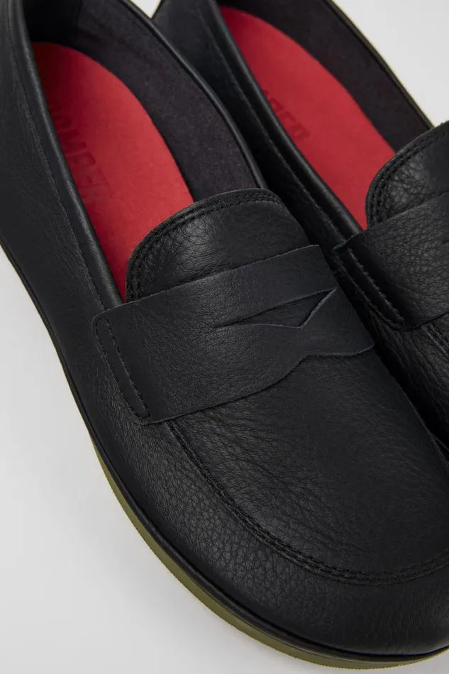 Ballerinas Women Camper Right Black Leather Loafer