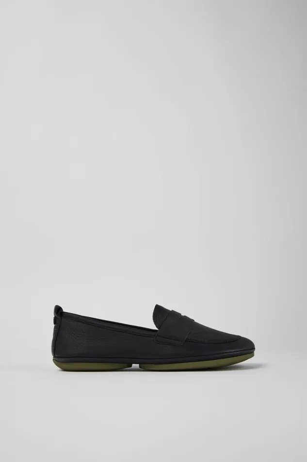 Ballerinas Women Camper Right Black Leather Loafer