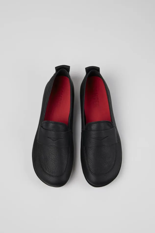 Ballerinas Women Camper Right Black Leather Loafer