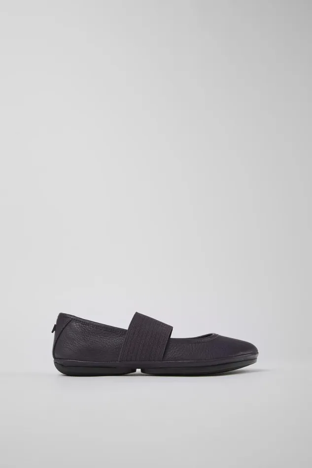 Ballerinas Women Camper Right Purple Leather Mary Jane