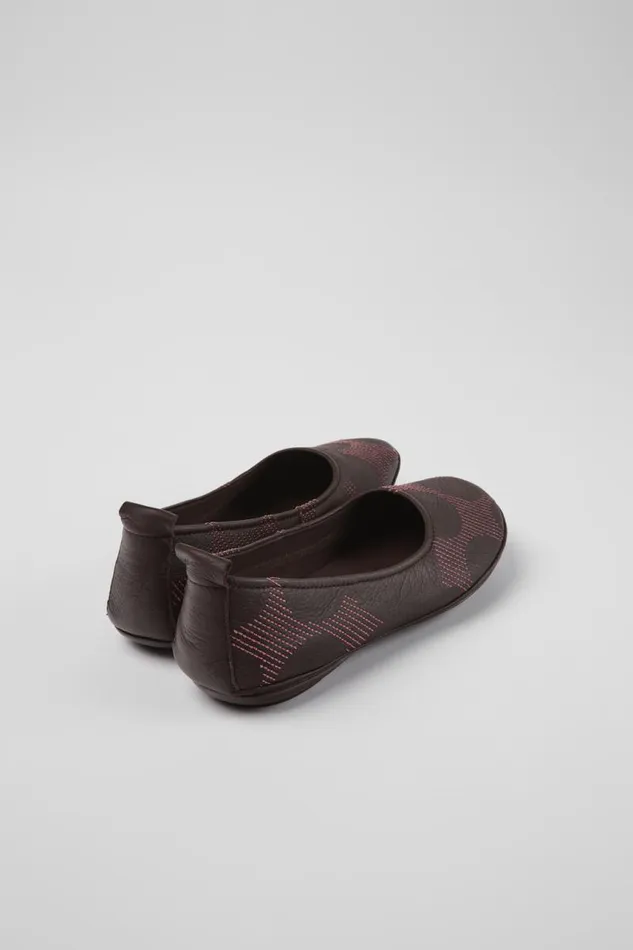 Ballerinas Women Camper Twins Multicolored Leather Ballerinas