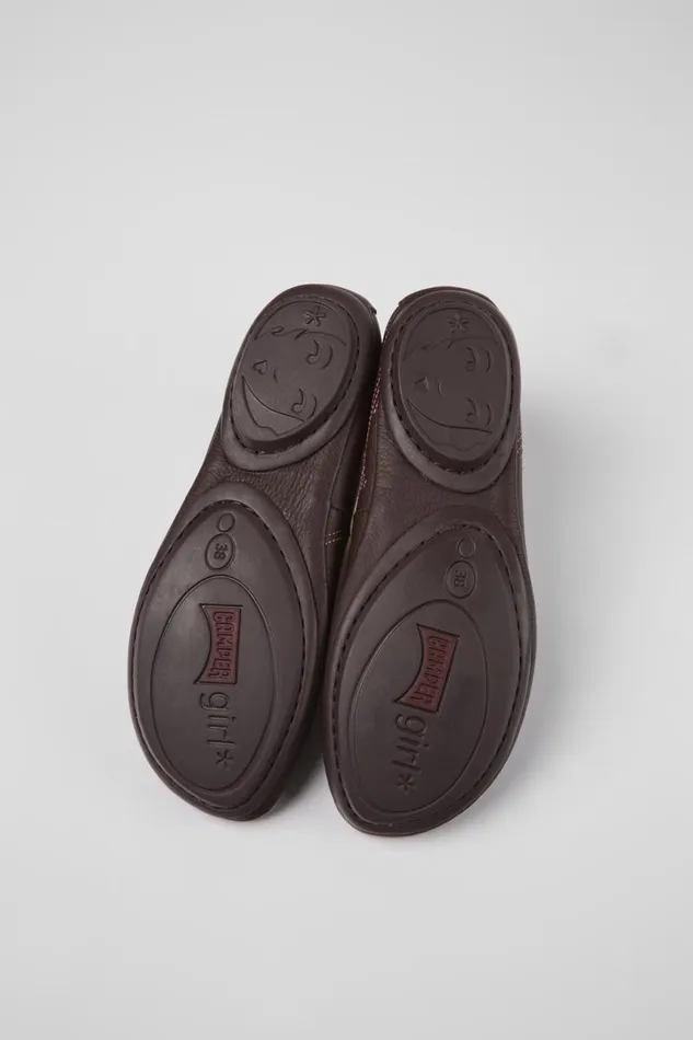 Ballerinas Women Camper Twins Multicolored Leather Ballerinas