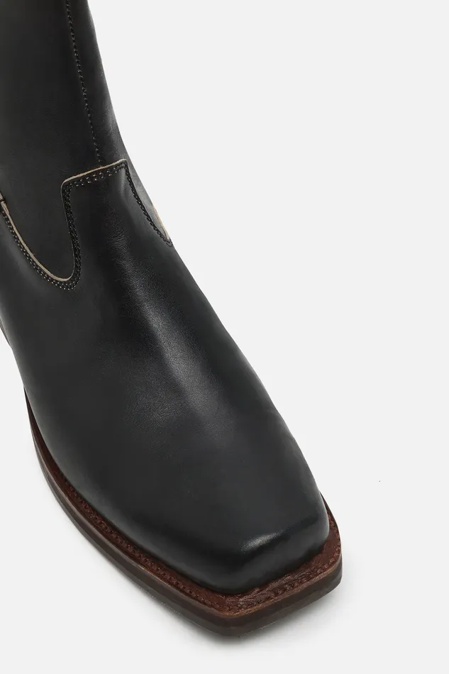 Barcelona Black Brown 8211 Black Brown Boots Wonhundred Men