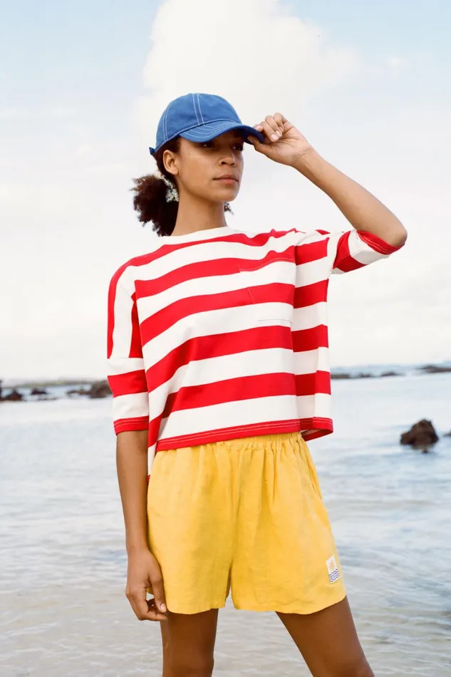 Basic Linen Shorts Canary WomensShop LF Markey Shorts
