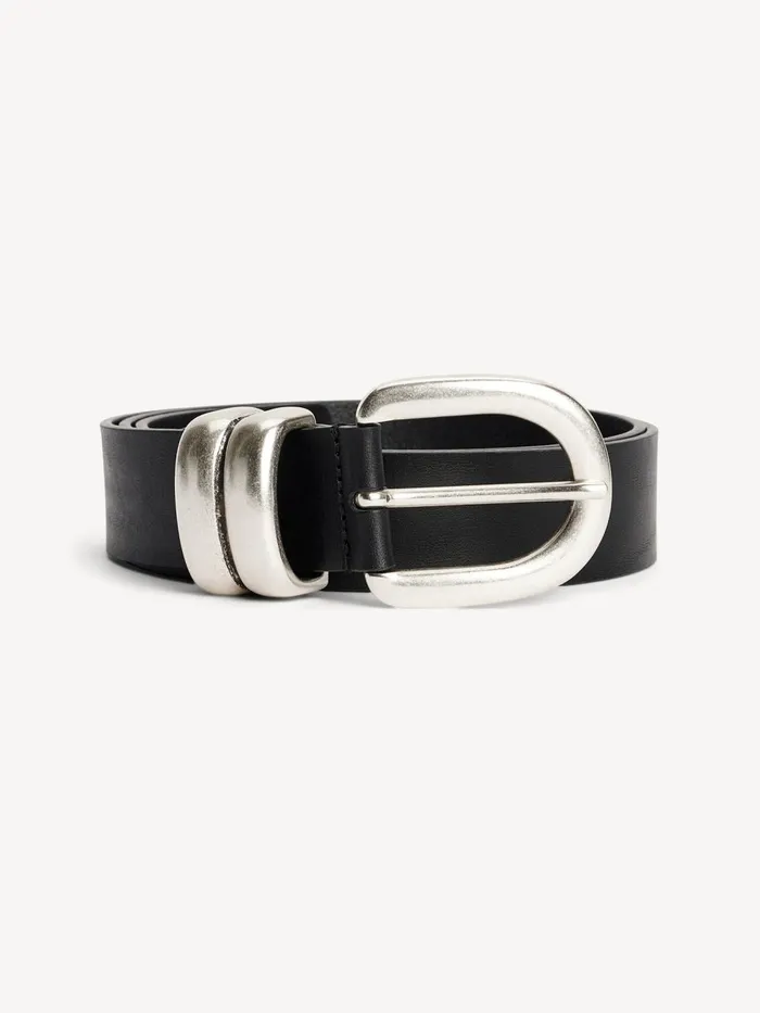 Belts Women By Malene Birger Zoira Leather Belt Black