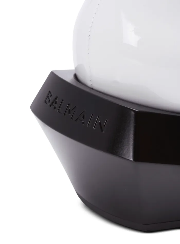 Billy Patent Leather Ankle Boots White Men Balmain Boots And Rangers