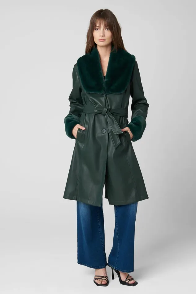 BLANK NYC Jackets Chocolate City Coat 8211 Women