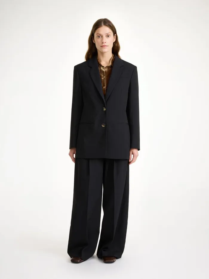 Blazers Women By Malene Birger Ophie Singlebreasted Blazer Black