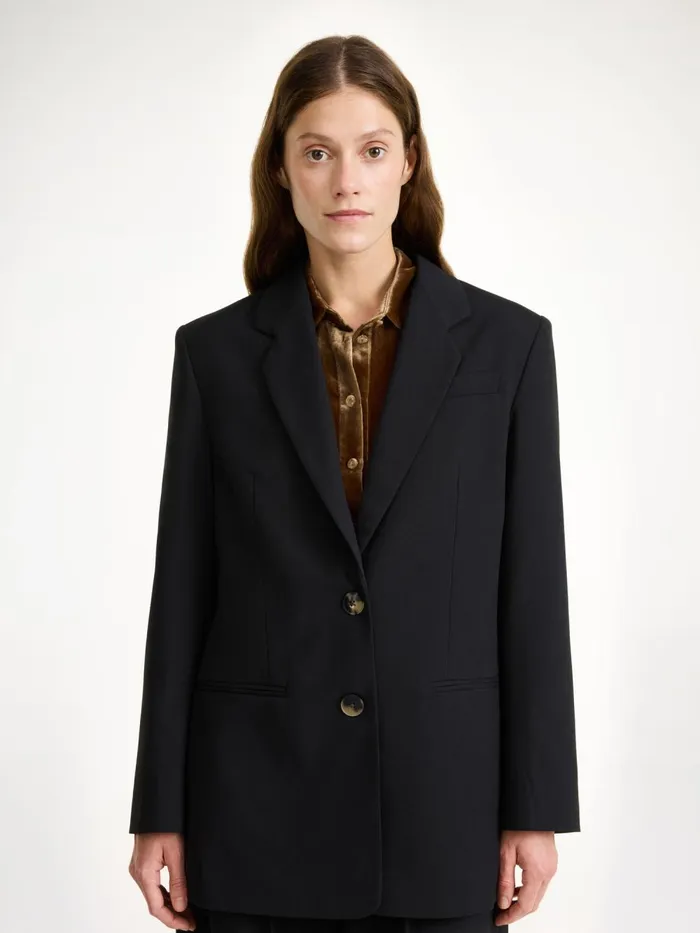 Blazers Women By Malene Birger Ophie Singlebreasted Blazer Black Blazers Women By Malene Birger Ophie Singlebreasted Blazer Black