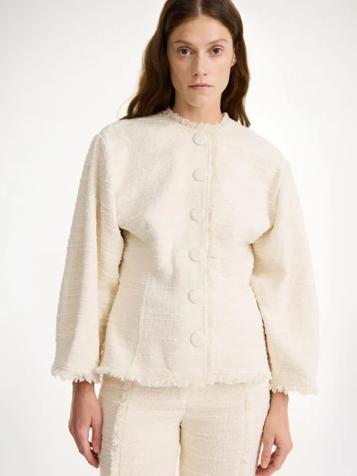 Blazers Women By Malene Birger Vascaya Blazer Soft White Blazers Women By Malene Birger Vascaya Blazer Soft White