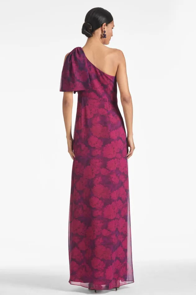 Boho Women Sachin and Babi Chelsea Gown 8211 Magenta Bloom