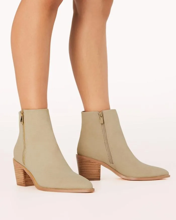 Boots Billini Ankle Boots DARBIN LIGHT TAUPE SUEDE