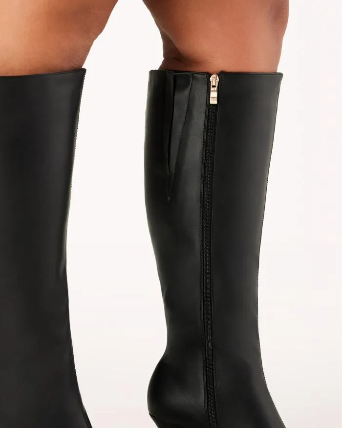 Boots Billini Knee High Boots CORBIN CURVE BLACK