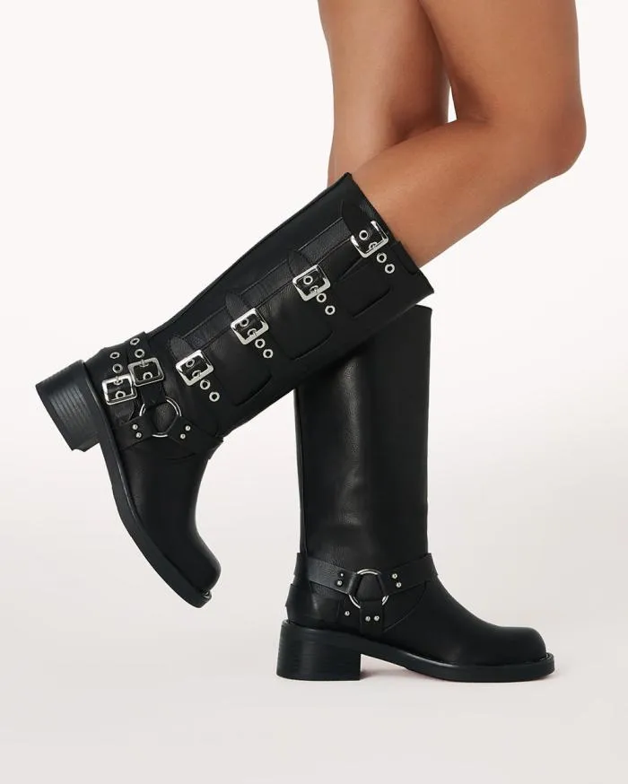 Boots Billini Knee High Boots OSHEA BLACK