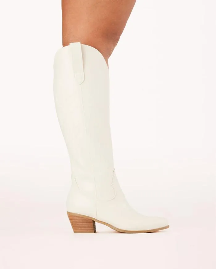 Boots Billini Knee High Boots URSONIA CURVE IVORY