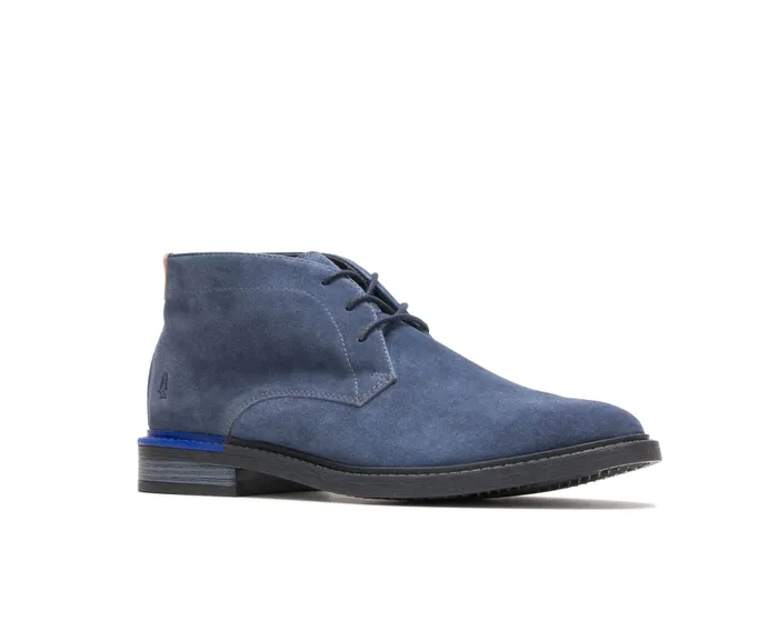Boots Hush Puppies Men Davis Chukka Boot Navy Suede