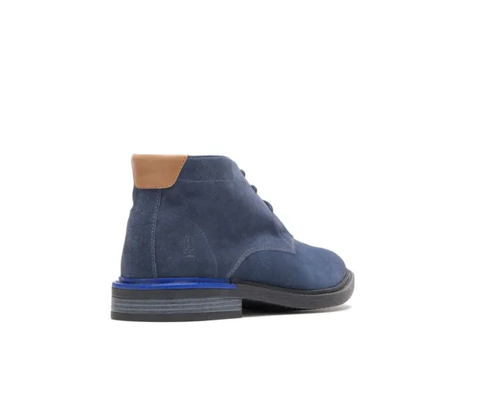 Boots Hush Puppies Men Davis Chukka Boot Navy Suede