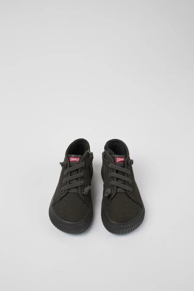 Boots Kids Camper Peu Roda Dark Gray Textile Sneakers
