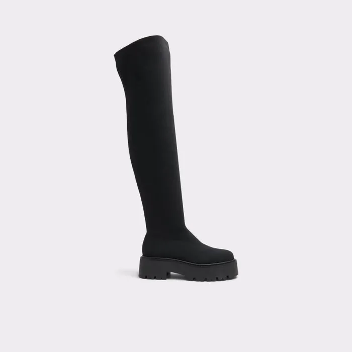 Boots Women ALDO Dynoknit OverTheKnee Boot 8211 Black