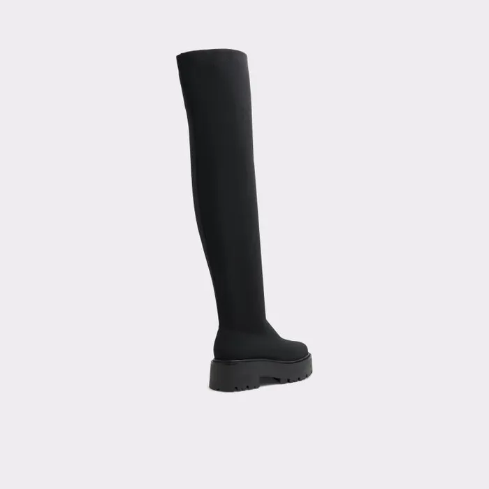 Boots Women ALDO Dynoknit OverTheKnee Boot 8211 Black
