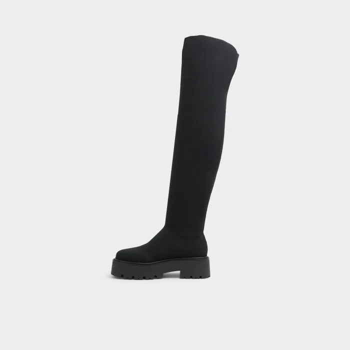 Boots Women ALDO Dynoknit OverTheKnee Boot 8211 Black