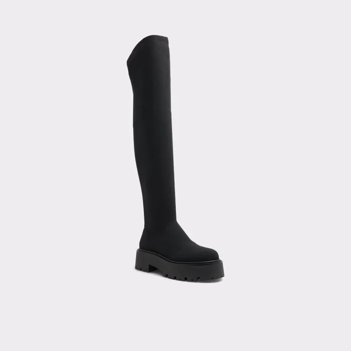 Boots Women ALDO Dynoknit OverTheKnee Boot 8211 Black