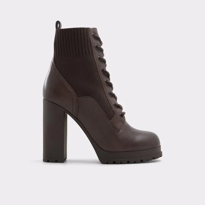 Boots Women ALDO Rebellious Combat Ankle Boot 8211 Brown