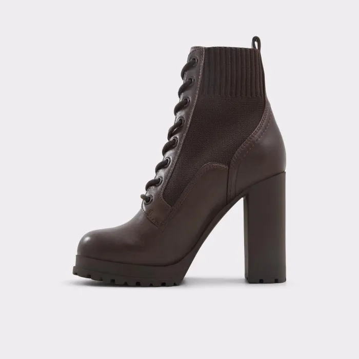 Boots Women ALDO Rebellious Combat Ankle Boot 8211 Brown