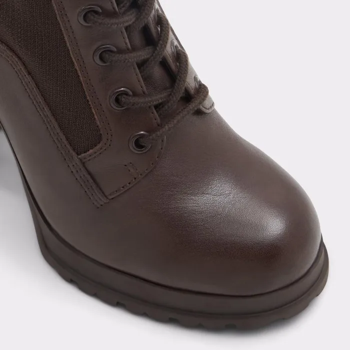 Boots Women ALDO Rebellious Combat Ankle Boot 8211 Brown