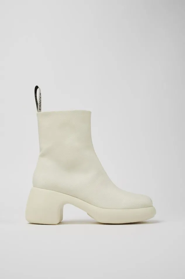 Boots Women Camper Thelma White Textile Boots Boots Women Camper Thelma White Textile Boots