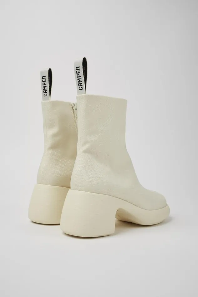 Boots Women Camper Thelma White Textile Boots Boots Women Camper Thelma White Textile Boots
