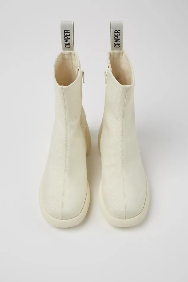 Boots Women Camper Thelma White Textile Boots Boots Women Camper Thelma White Textile Boots