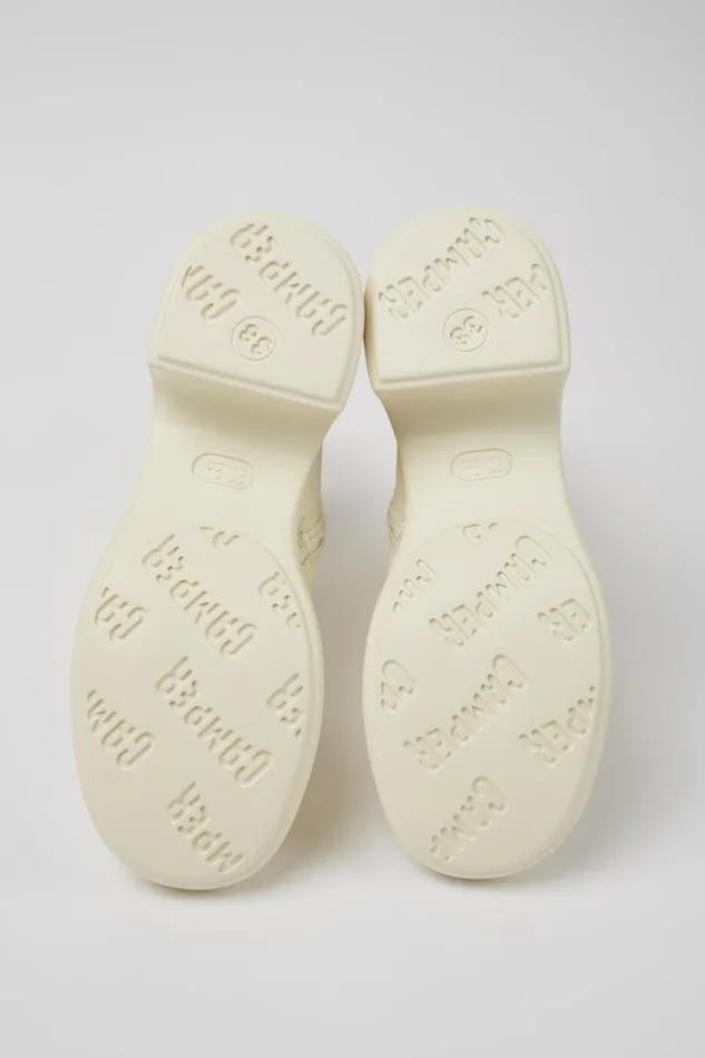 Boots Women Camper Thelma White Textile Boots Boots Women Camper Thelma White Textile Boots