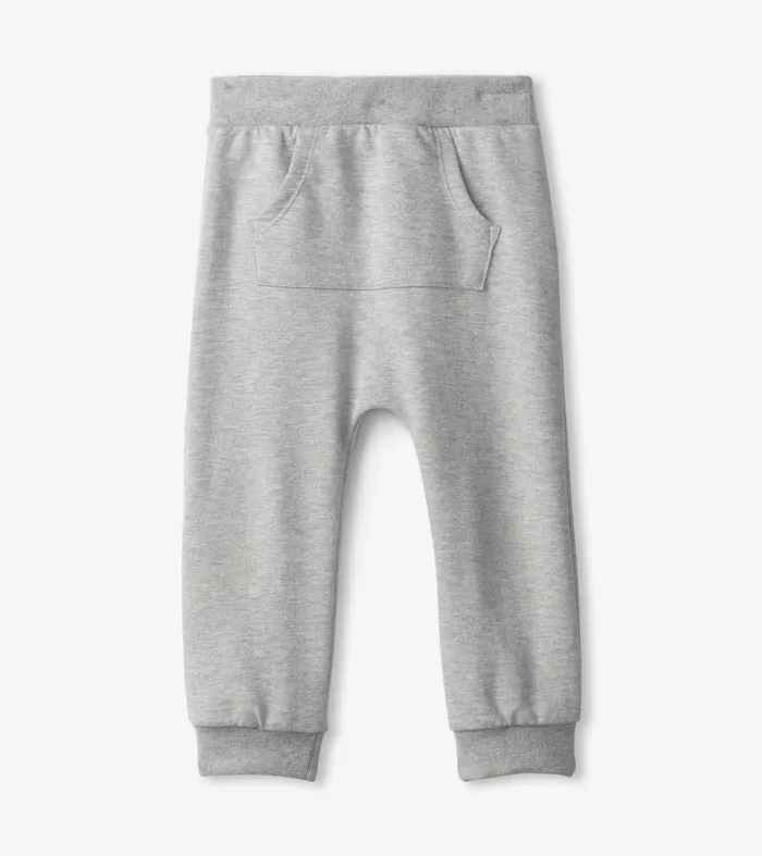 Bottoms Baby and Toddler Hatley Baby and Toddler Boys Grey Melange Joggers